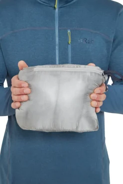 Insulated Jackets-Rab Mens Cirrus Ultra Hoody - Tempest Blue-Light Zinc