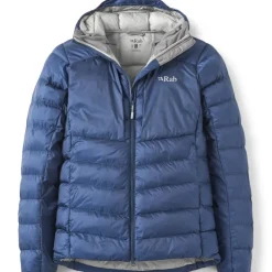 Insulated Jackets-Rab Mens Cirrus Ultra Hoody - Tempest Blue