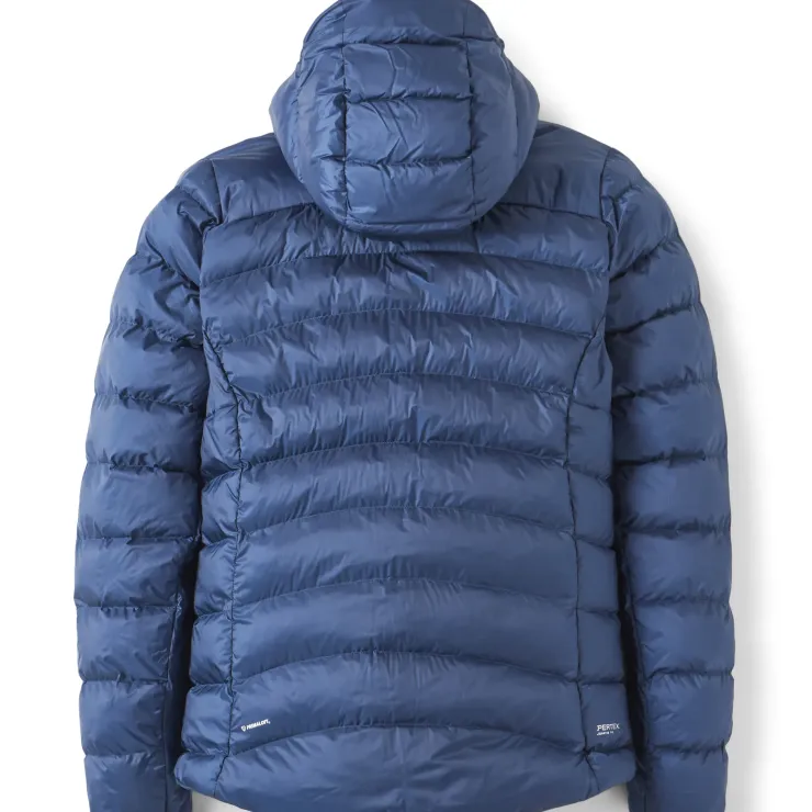 Insulated Jackets-Rab Mens Cirrus Ultra Hoody - Tempest Blue