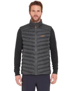 Vests & Gilets-Rab Mens Cirrus Vest - Graphene