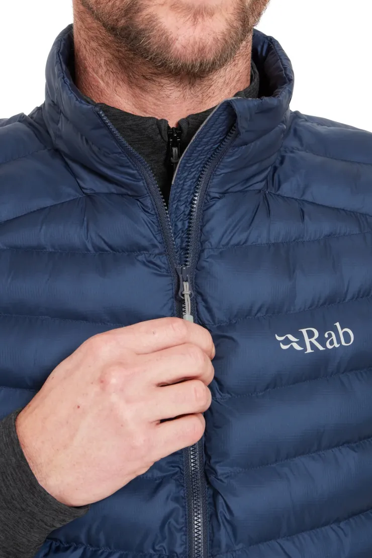 Vests & Gilets-Rab Mens Cirrus Vest - Tempest Blue