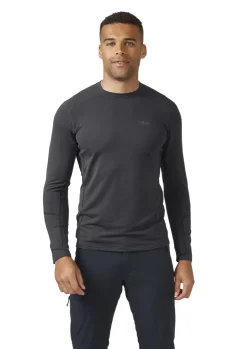 T-Shirts & Baselayers-Rab Mens Conduit Crew - Beluga