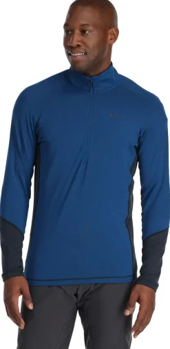Fleece & Mid Layer-Rab Mens Conduit Pull-On - Ink