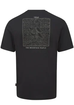 T-Shirts & Baselayers-Rab Mens Crimp Elevation Tee - Beluga