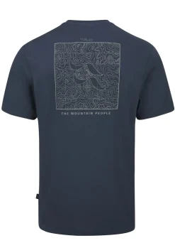 T-Shirts & Baselayers-Rab Mens Crimp Elevation Tee - Tempest Blue