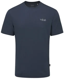 T-Shirts & Baselayers-Rab Mens Crimp Elevation Tee - Tempest Blue