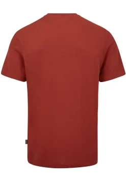 T-Shirts & Baselayers-Rab Mens Crimp Logo Tee - Tuscan Red