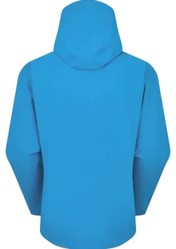 Waterproof Jackets-Rab Mens Downpour Jacket - Maya Blue
