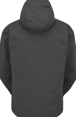 Waterproof Jackets-Rab Mens Downpour Light Jacket - Anthracite