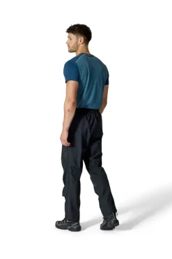 Waterproof Trousers-Rab Mens Downpour Mountain Pants - Black