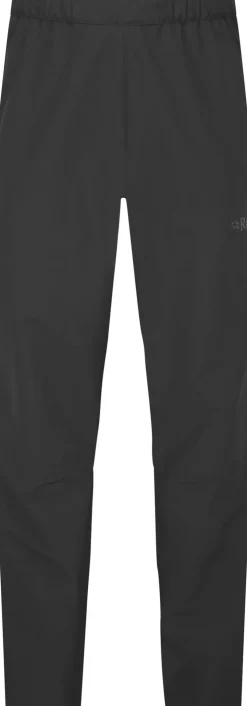 Waterproof Trousers-Rab Mens Downpour Pants - Black