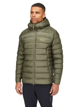 Insulated Jackets-Rab Mens Electron Pro Jacket - Light Khaki
