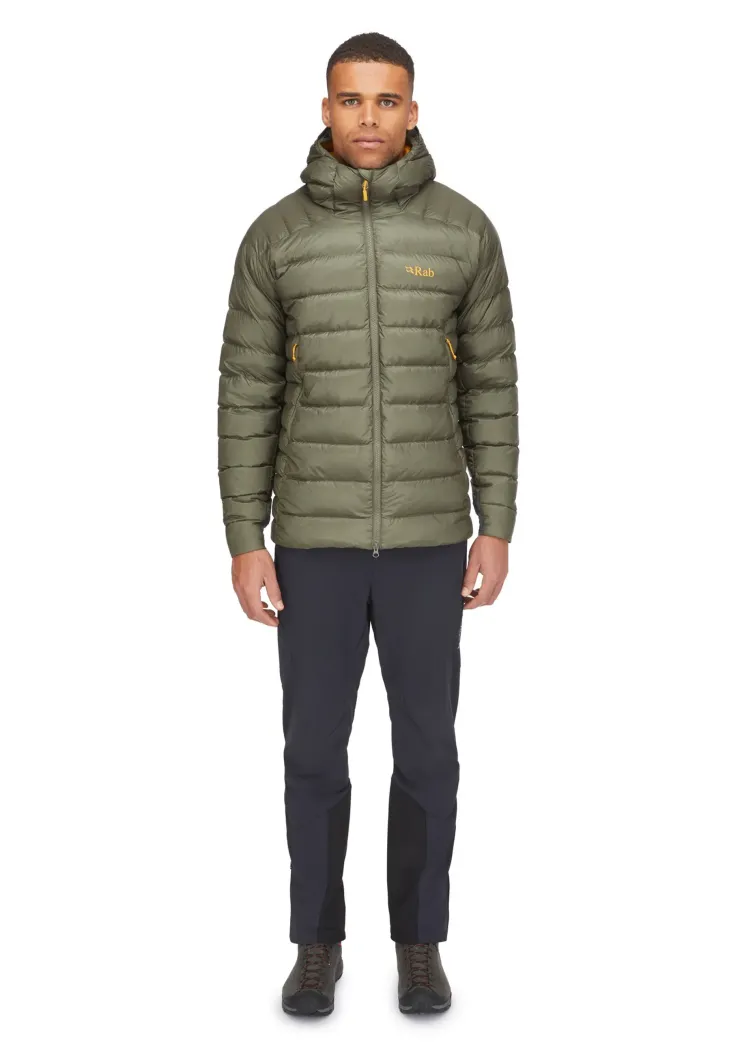 Insulated Jackets-Rab Mens Electron Pro Jacket - Light Khaki