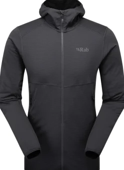 Fleece & Mid Layer-Rab Mens Evolute Hoody - Beluga