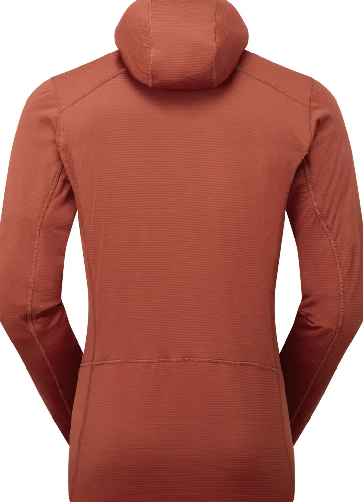 Fleece & Mid Layer-Rab Mens Evolute Hoody - Tuscan Red
