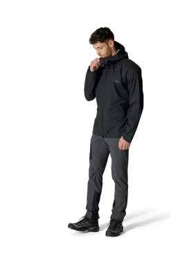 Waterproof Jackets-Rab Mens Firewall Alpine Jacket - Black