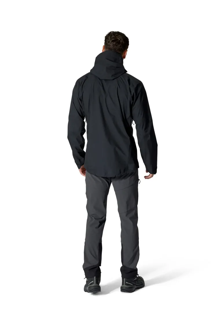 Waterproof Jackets-Rab Mens Firewall Alpine Jacket - Black