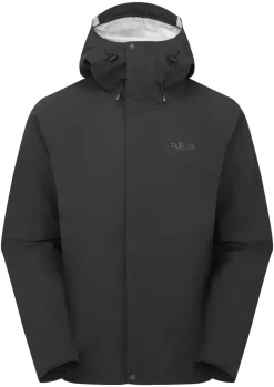Waterproof Jackets-Rab Mens Firewall Jacket - Black