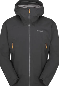 Waterproof Jackets-Rab Mens Firewall Light Jacket - Anthracite