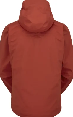 Waterproof Jackets-Rab Mens Firewall Light Jacket - Tuscan Red