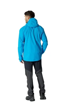 Waterproof Jackets-Rab Mens Firewall Mountain Jacket - Maya Blue