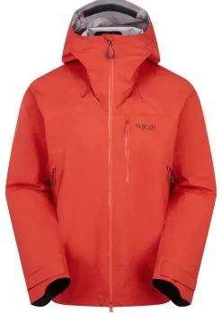 Waterproof Jackets-Rab Mens Firewall Mountain Jacket - Dark Horizon