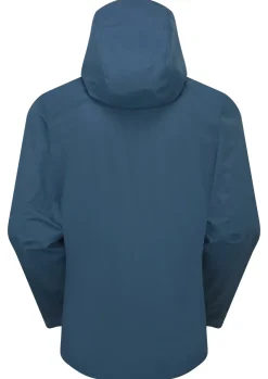 Waterproof Jackets-Rab Mens Firewall Mountain Jacket - Tempest Blue