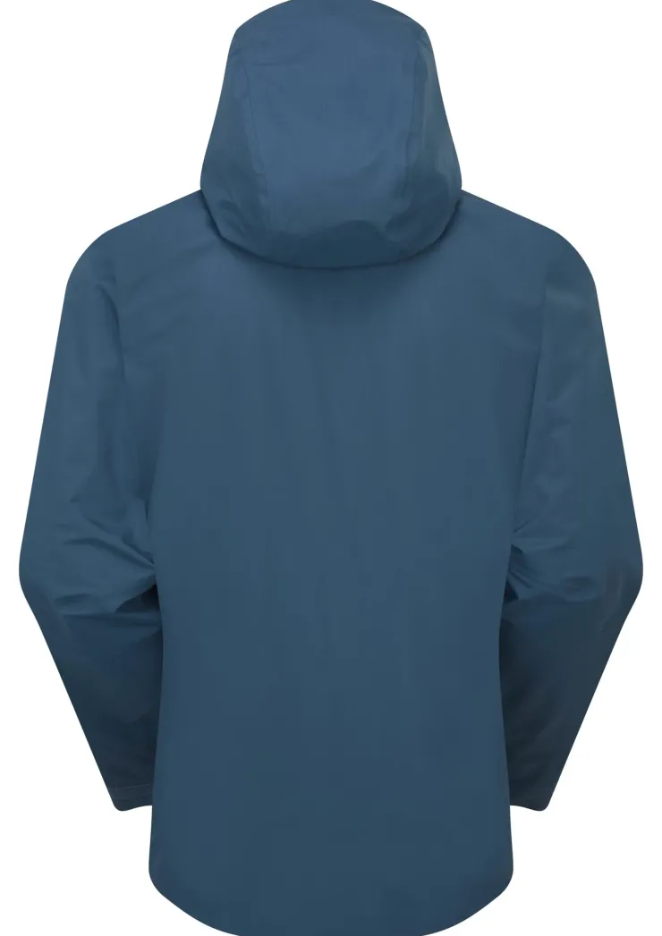 Waterproof Jackets-Rab Mens Firewall Mountain Jacket - Tempest Blue