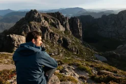Waterproof Jackets-Rab Mens Firewall Mountain Jacket - Tempest Blue