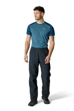 Waterproof Trousers-Rab Mens Firewall Mountain Pants - Black