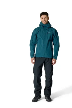 Waterproof Trousers-Rab Mens Firewall Pants - Black