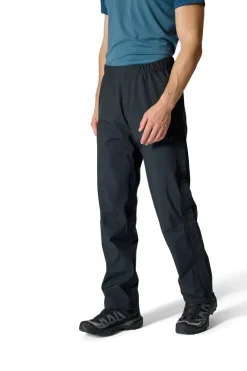 Waterproof Trousers-Rab Mens Firewall Pants - Black