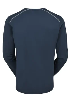 T-Shirts & Baselayers-Rab Mens Force Long Sleeved Tee - Tempest Blue