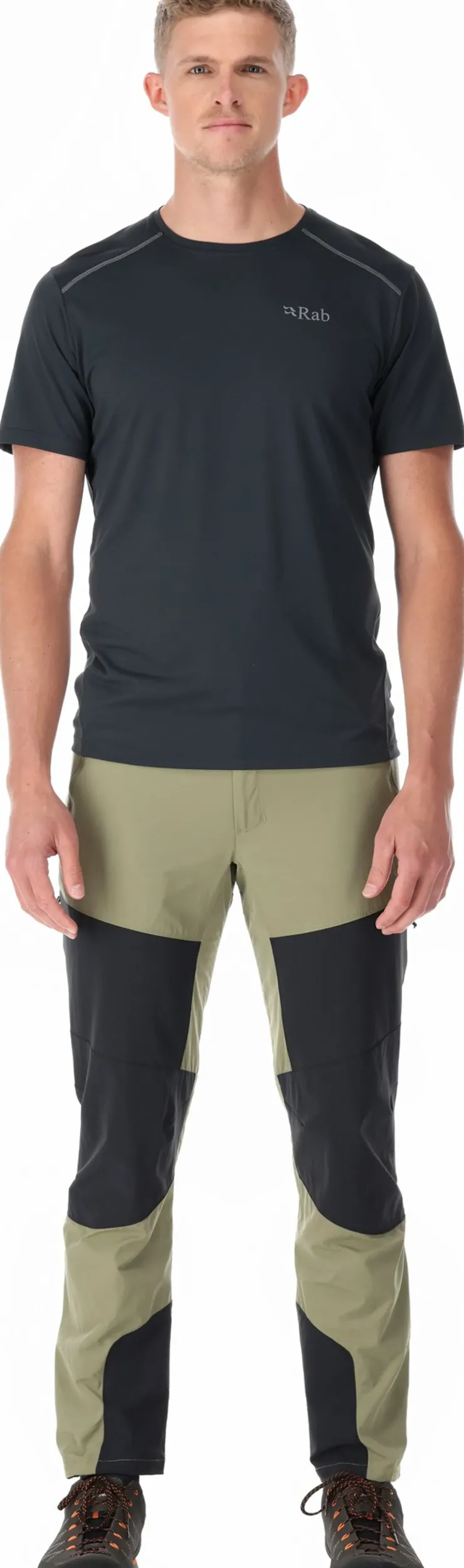 T-Shirts & Baselayers-Rab Mens Force Short Sleeved Tee - Beluga