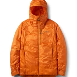 Insulated Jackets-Rab Mens Generator Alpine Jacket - Marmalade