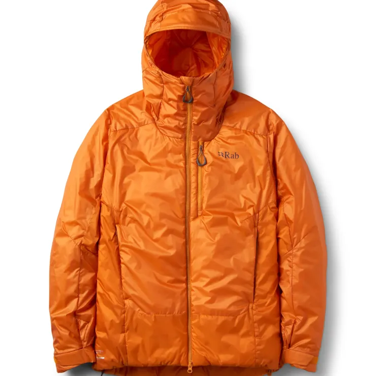 Insulated Jackets-Rab Mens Generator Alpine Jacket - Marmalade