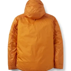Insulated Jackets-Rab Mens Generator Alpine Jacket - Marmalade