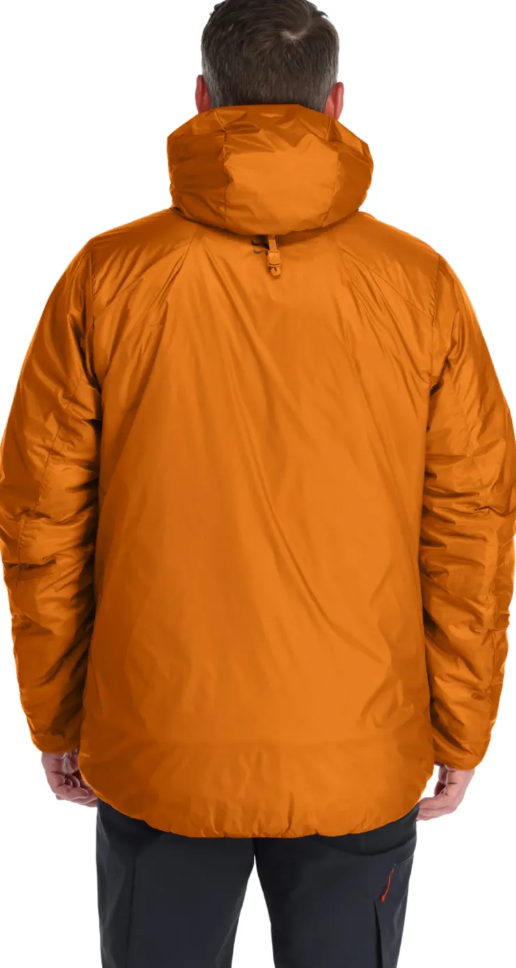 Insulated Jackets-Rab Mens Generator Alpine Jacket - Marmalade