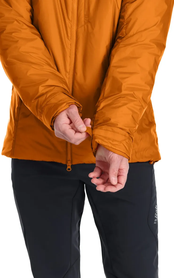Insulated Jackets-Rab Mens Generator Alpine Jacket - Marmalade