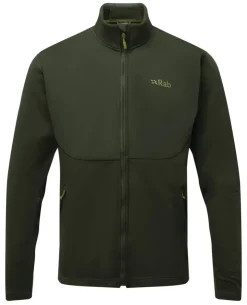 Fleece & Mid Layer-Rab Mens Geon Jacket - Army