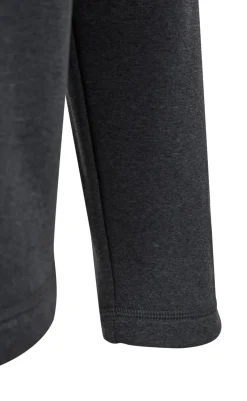 Fleece & Mid Layer-Rab Mens Geon Pull-On - Black-Steel Marl