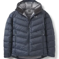 Insulated Jackets-Rab Mens Glaceon Pro Jacket - Beluga