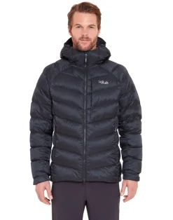 Insulated Jackets-Rab Mens Glaceon Pro Jacket - Beluga
