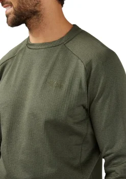 Fleece & Mid Layer-Rab Mens Graviton Crew - Army