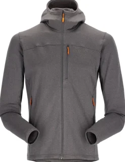 Fleece & Mid Layer-Rab Mens Graviton Hoody - Graphene