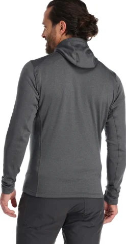 Fleece & Mid Layer-Rab Mens Graviton Hoody - Graphene