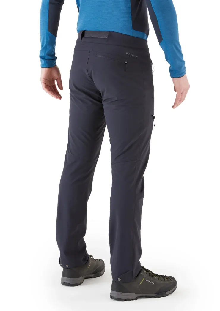 Trousers & Leg Wear-Rab Mens Incline AS Softshell Pants - Ebony