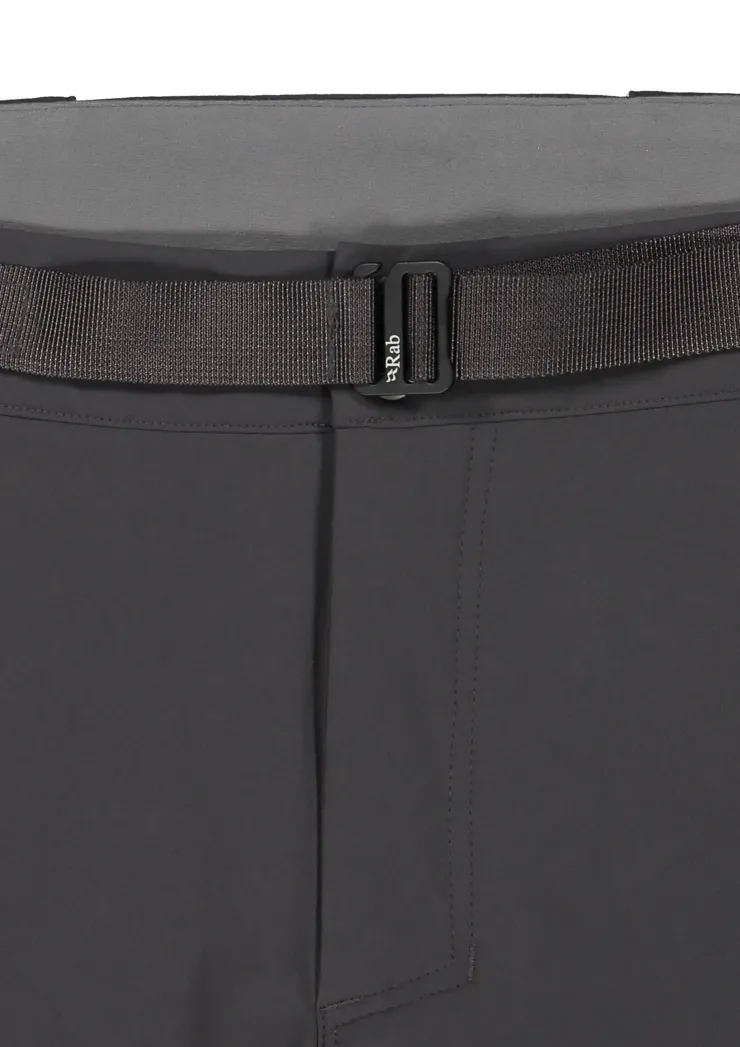 Trousers & Leg Wear-Rab Mens Incline AS Softshell Pants - Graphene