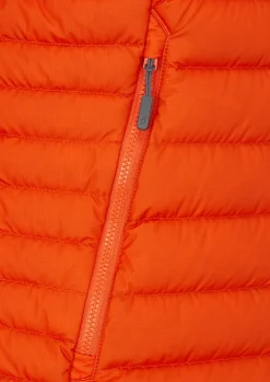 Insulated Jackets-Rab Mens Infinity Microlight Jacket - Firecracker