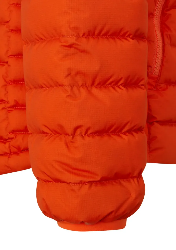 Insulated Jackets-Rab Mens Infinity Microlight Jacket - Firecracker